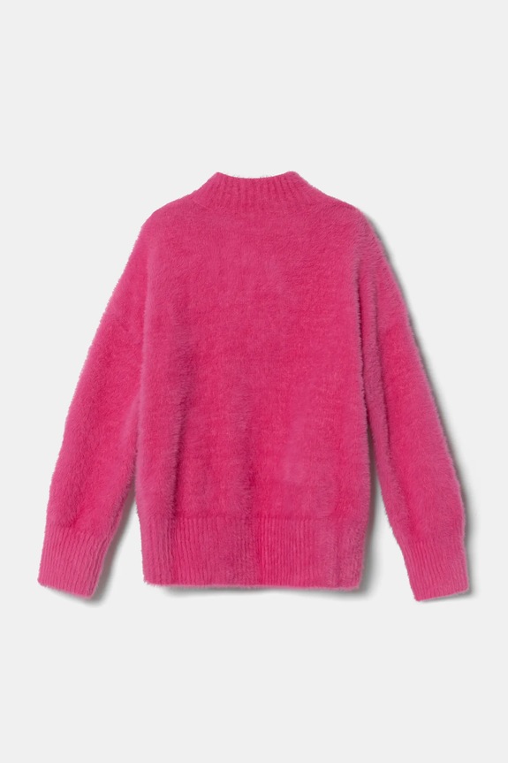 United Colors of Benetton gyerek pulóver 19BAC200I.G.Seasonal rózsaszín AW24