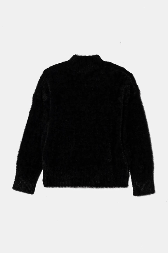 Detský sveter United Colors of Benetton stredne hrubá čierna 19BAC200I.G.Seasonal