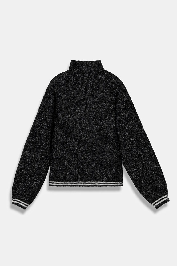 United Colors of Benetton pulover pentru copii din amestec de lana 1EWBC200L.G.Seasonal negru AW24