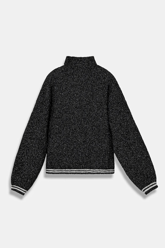 United Colors of Benetton pulover pentru copii din amestec de lana 1EWBC200L.G.Seasonal negru AW24