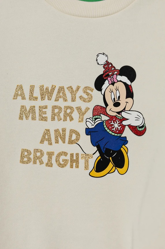 Κοριτσίστικα Παιδική μπλούζα United Colors of Benetton x Disney 3J73G10GO.P.Seasonal μπεζ