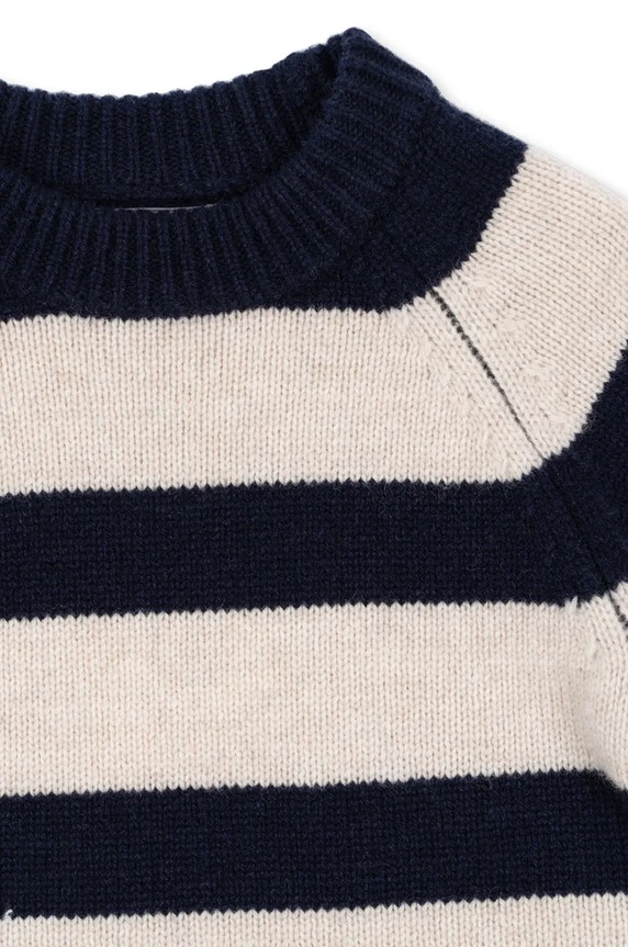 CHLAPEC Dětský vlněný svetr Konges Sløjd VITU KNIT BLOUSE KS101728 námořnická modř