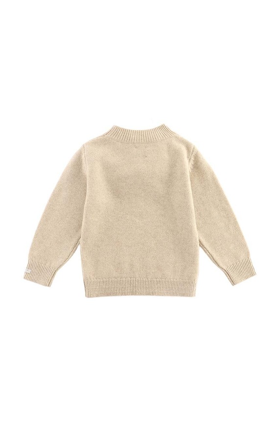 Κοριτσίστικα Μάλλινο πουλόβερ για μωρά Donsje Denn Merino Wool Sweater Bear 4083501.56.92 μπεζ