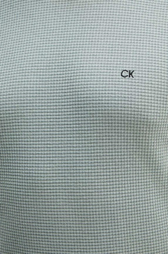 Πουλόβερ Calvin Klein K10K113031 πράσινο