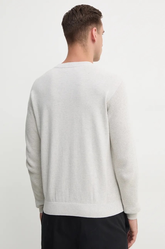 Oblečení Bavlněný svetr Calvin Klein Jeans J30J325671 šedá