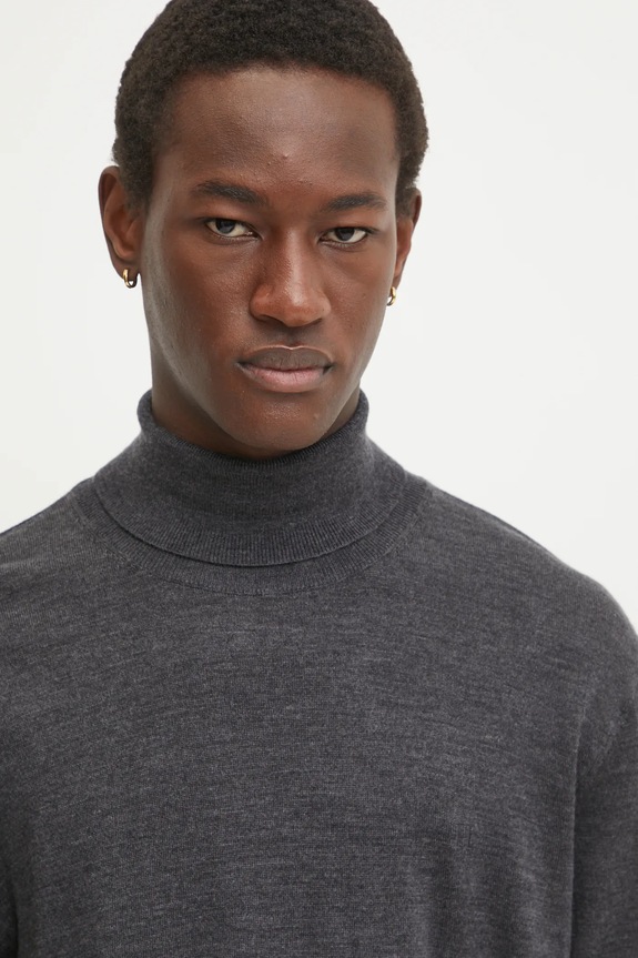 Μάλλινο πουλόβερ Les Deux γκρί LDM310114