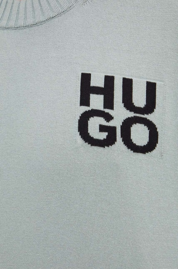 Pamučni pulover HUGO 50516617 plava