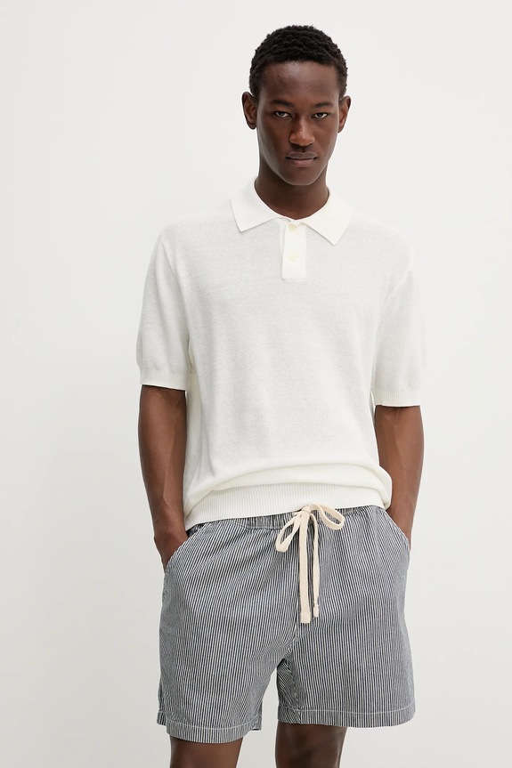 Bombažen polo Levi's bež A7294