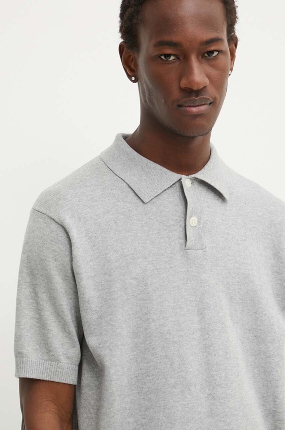 Levi's polo bawełniane szary A7294
