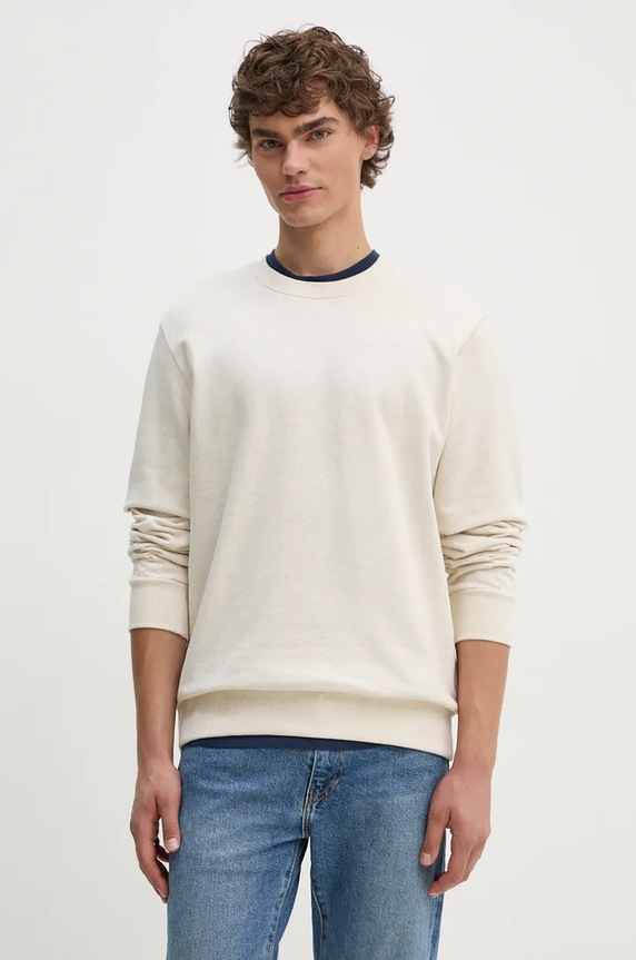 Marc O'Polo bluza bawełniana bawełna beżowy 428402654182