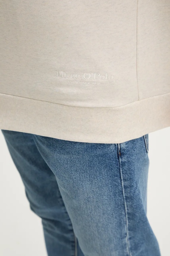 Marc O'Polo bluza bawełniana 428402654182 beżowy