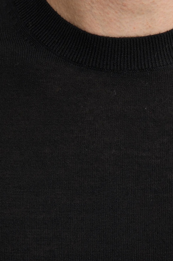 United Colors of Benetton sweter wełniany 11AHU1056 czarny