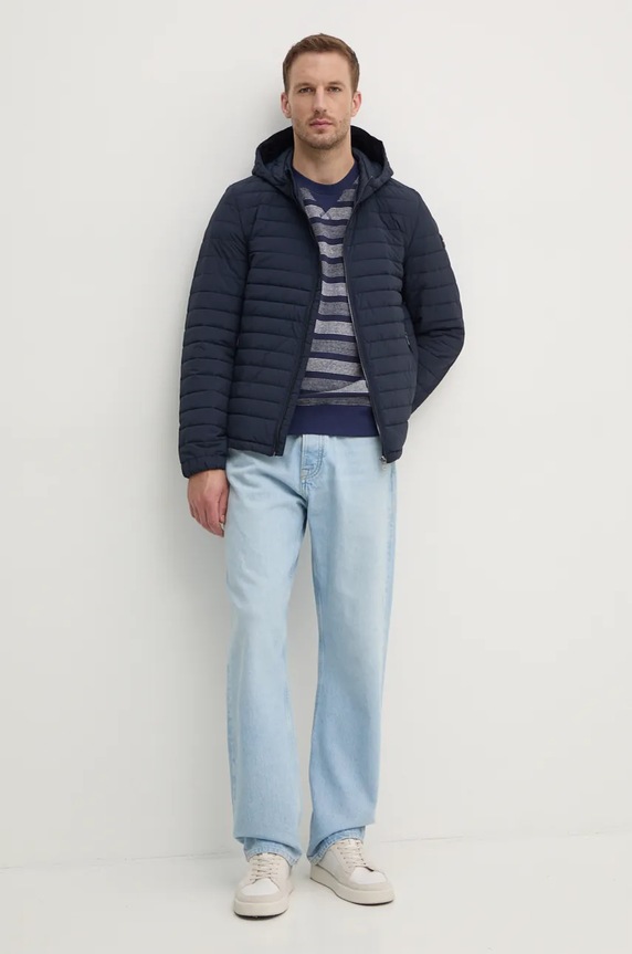 United Colors of Benetton sweter 33RPU109D granatowy NC24