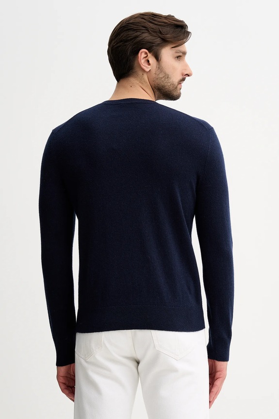 Odzież United Colors of Benetton sweter kaszmirowy 1033U105S granatowy