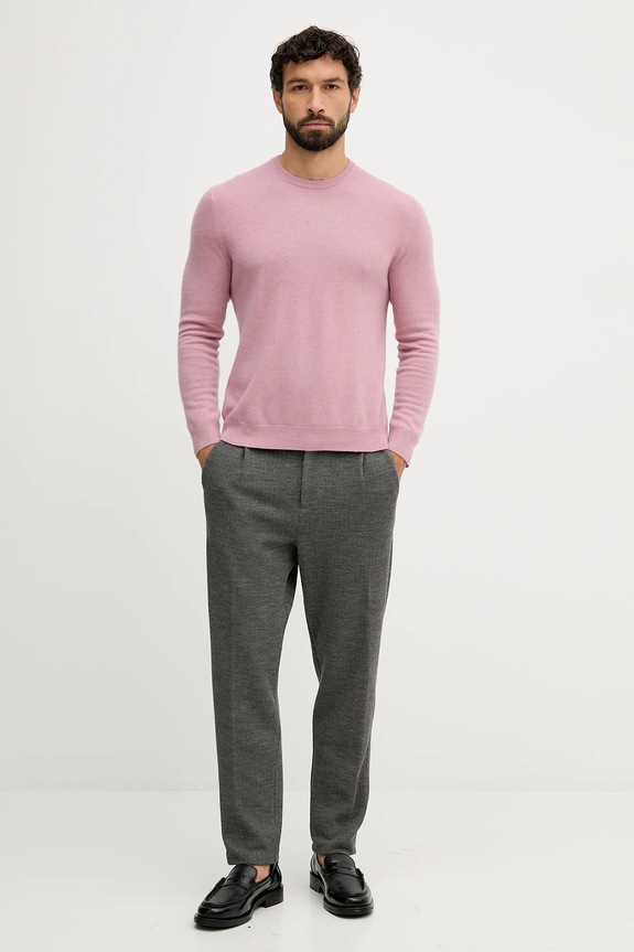 Vlnený sveter United Colors of Benetton 1002U1G34 ružová AW25