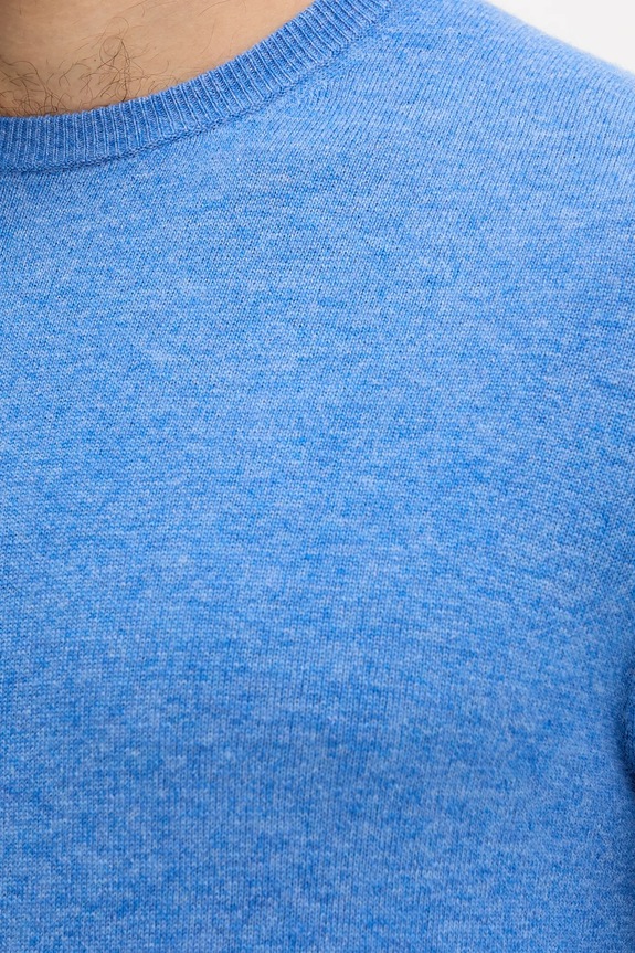 United Colors of Benetton sweter wełniany 1002U1G34 niebieski