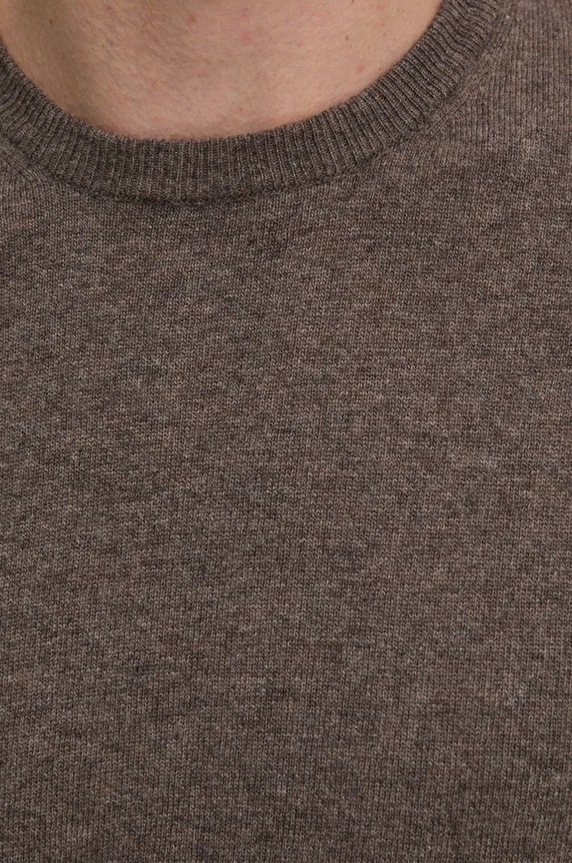 United Colors of Benetton sweter wełniany 1002U1G34 brązowy