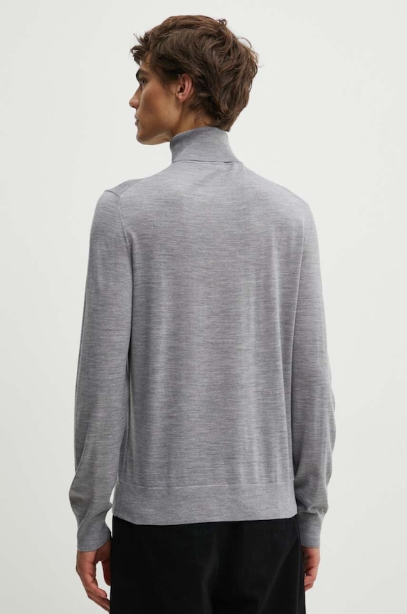 Odzież Theory sweter wełniany M0781705 szary