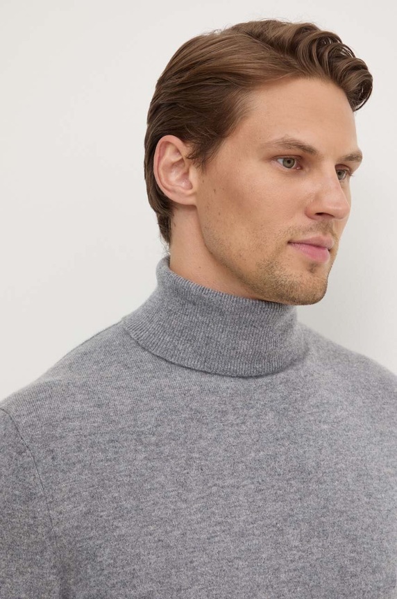 Theory sweter kaszmirowy szary N0888705