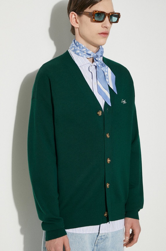 Drôle de Monsieur sweter wełniany Le Cardigan Drôle PERM.CA123.WO007.DGN