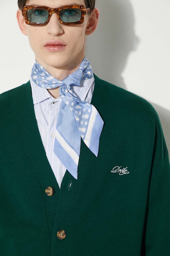 Drôle de Monsieur sweter wełniany Le Cardigan Drôle PERM.CA123.WO007.DGN