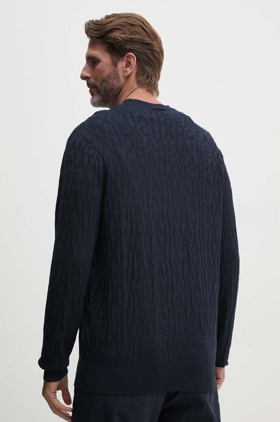 Odzież Armani Exchange sweter 6DZM1R.ZM4DZ granatowy