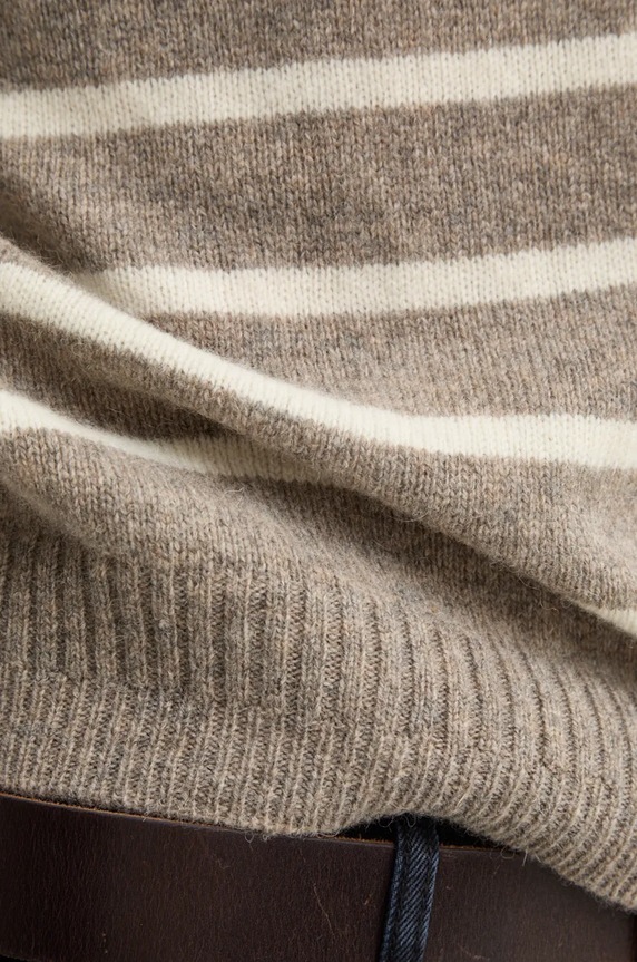 United Colors of Benetton sweter wełniany 103MK107U beżowy