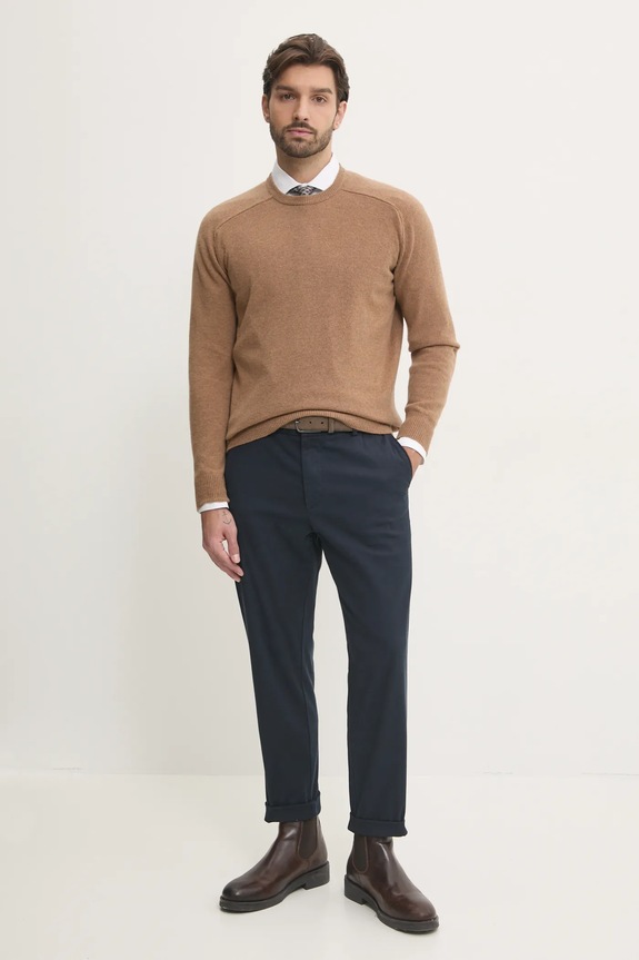 Vlněný svetr United Colors of Benetton 1006U108W béžová AW25
