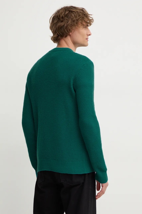 Oblečení Vlněný svetr United Colors of Benetton 1344U108H tyrkysová