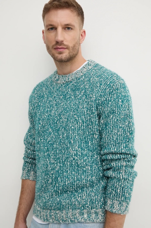 United Colors of Benetton pulover din amestec de lana 116NU108M