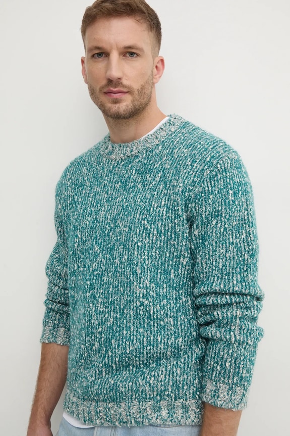 United Colors of Benetton pulover din amestec de lana 116NU108M