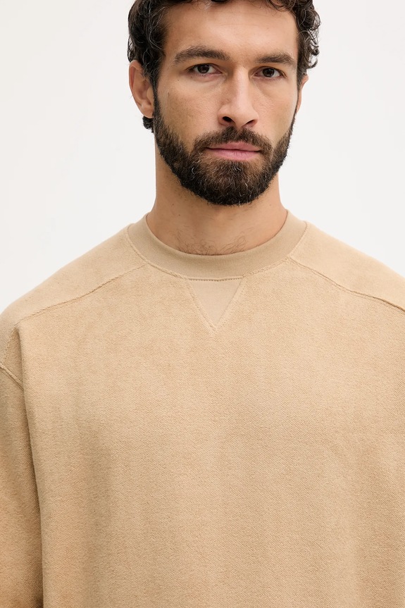 Bavlněná mikina United Colors of Benetton zelená 3NMEU109T