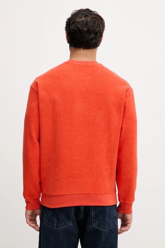 Oblečenie Bavlnená mikina United Colors of Benetton 3NMEU109T oranžová