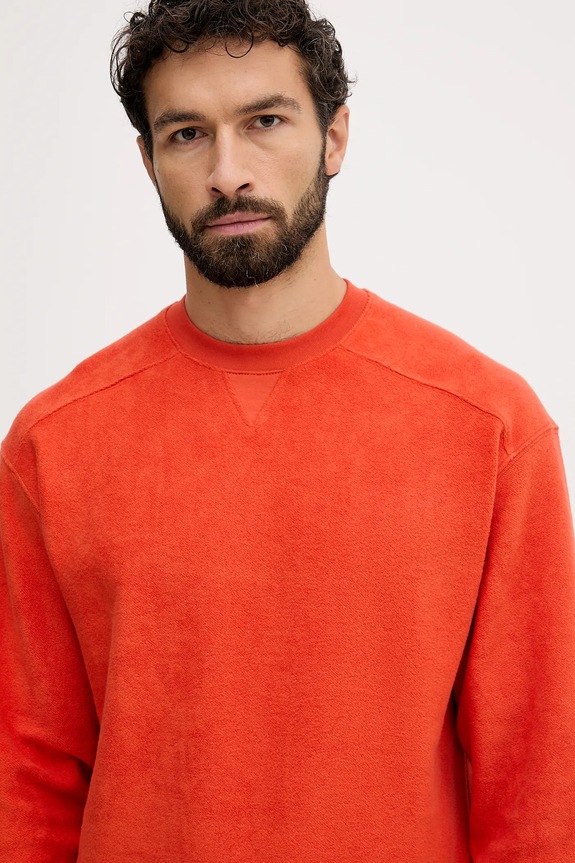 Bavlnená mikina United Colors of Benetton oranžová 3NMEU109T
