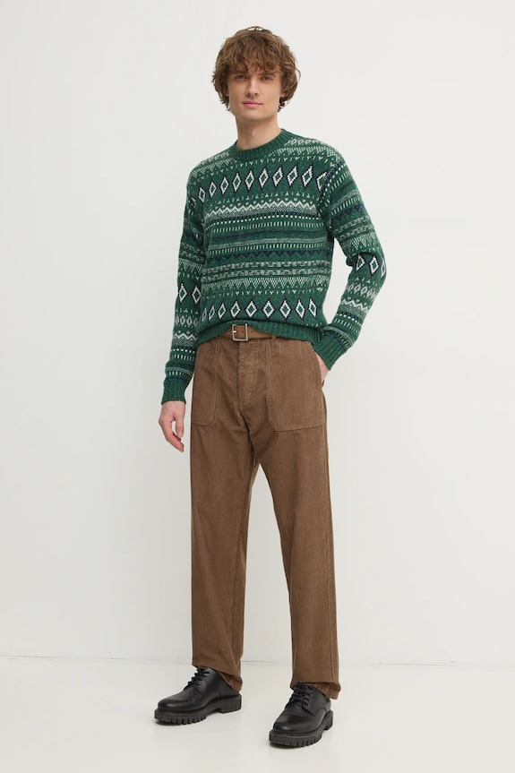 United Colors of Benetton sweter 1137K107V zielony NC24