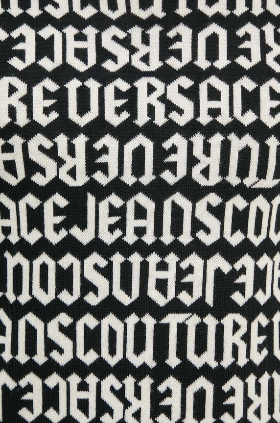 Versace Jeans Couture sweter wełniany 77GAFM03.CMN91 czarny