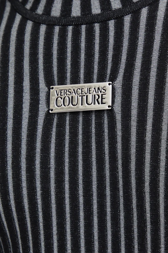 Versace Jeans Couture pulover 77GAFM04.CMN67 negru
