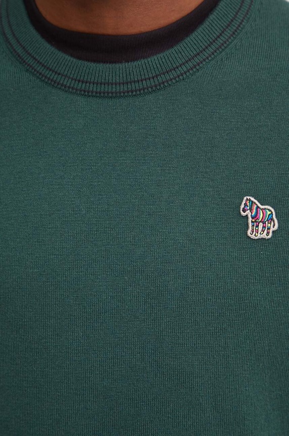 Sveter s prímesou vlny PS Paul Smith M2R.530XZ.N22226 zelená