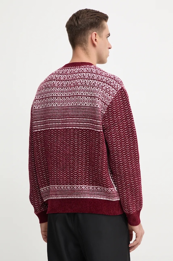 Odzież Armani Exchange sweter z domieszką wełny XM000028.AF10351 bordowy