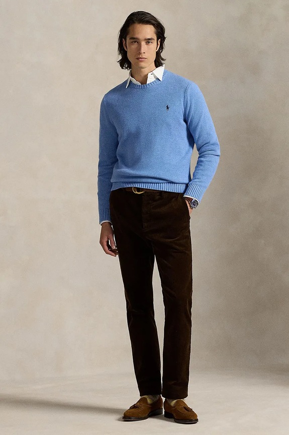 Clothing Polo Ralph Lauren cotton jumper 710810846 blue