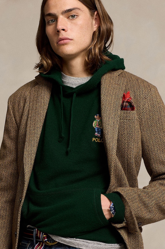 Polo Ralph Lauren sweter wełniany 710946003 zielony
