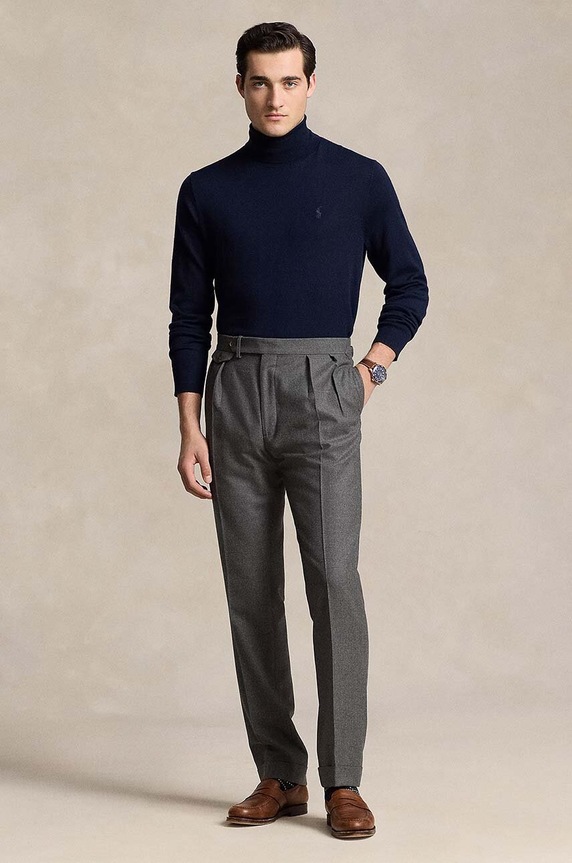 Oblečení Vlněný svetr Polo Ralph Lauren 710946145 modrá