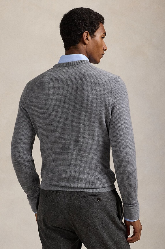 Polo Ralph Lauren woolen jumper 710949280 gray AW25