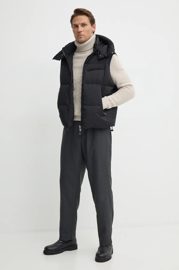 Vlněný svetr Barbour MKN1580 béžová AW24