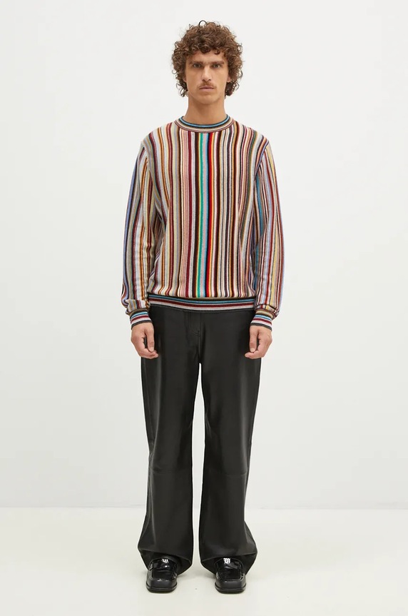 Paul Smith cashmere jumper M1R.904Y.N02502 multicolor