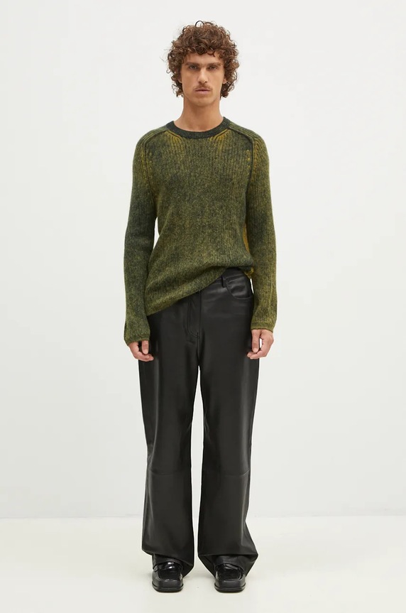 Paul Smith sweter wełniany M1R.912Y.N02506 zielony