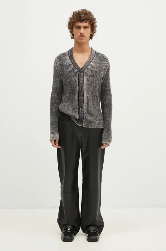 Paul Smith kardigán gyapjú keverékből M1R.917Y.N02506 szürke