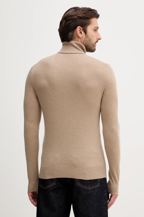 Odzież Sisley sweter z domieszką wełny 102HS2177 beżowy