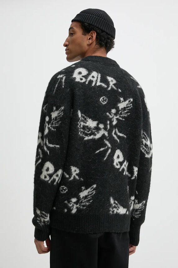 Дрехи Жилетка с вълна BALR. Game of the Gods B1276.1002 черен