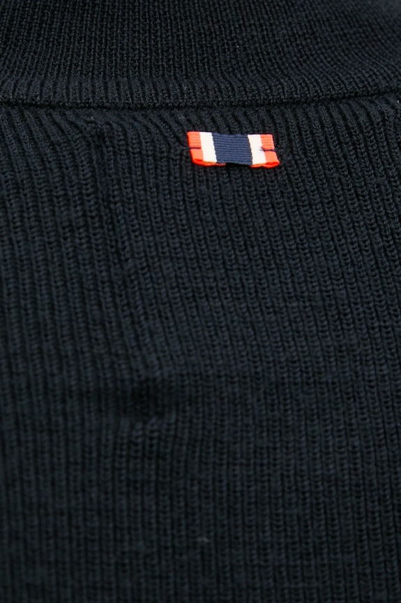 Superdry gyapjú pulóver M6110616A.02A fekete